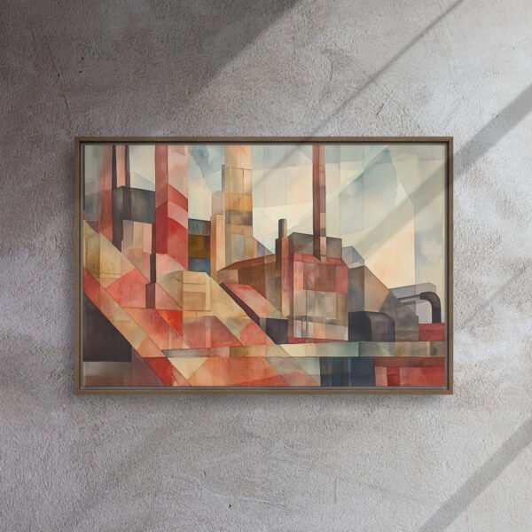 Industrial Geometry Abstract Art - Image 9
