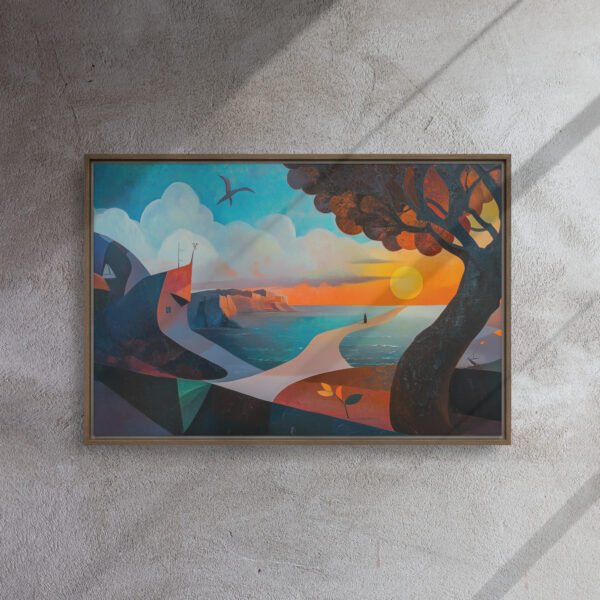 Sunset Coast Dreamscape Art - Image 9