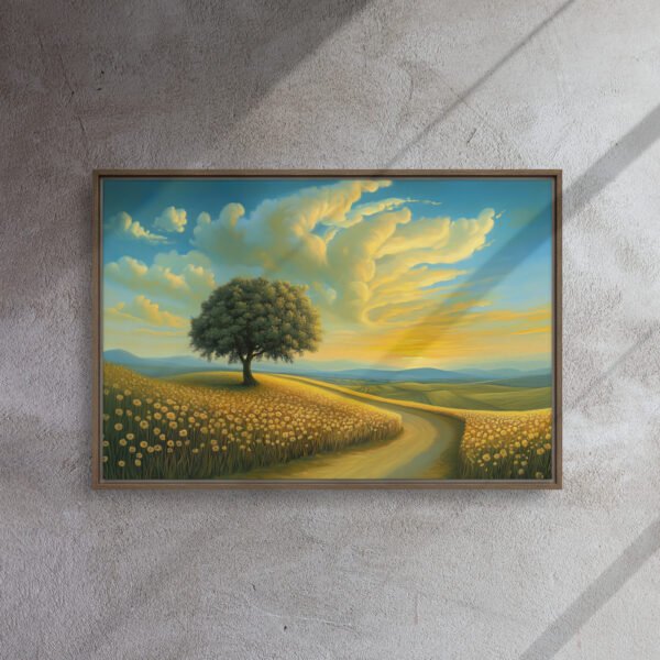Golden Meadow Sunset Path - Image 9