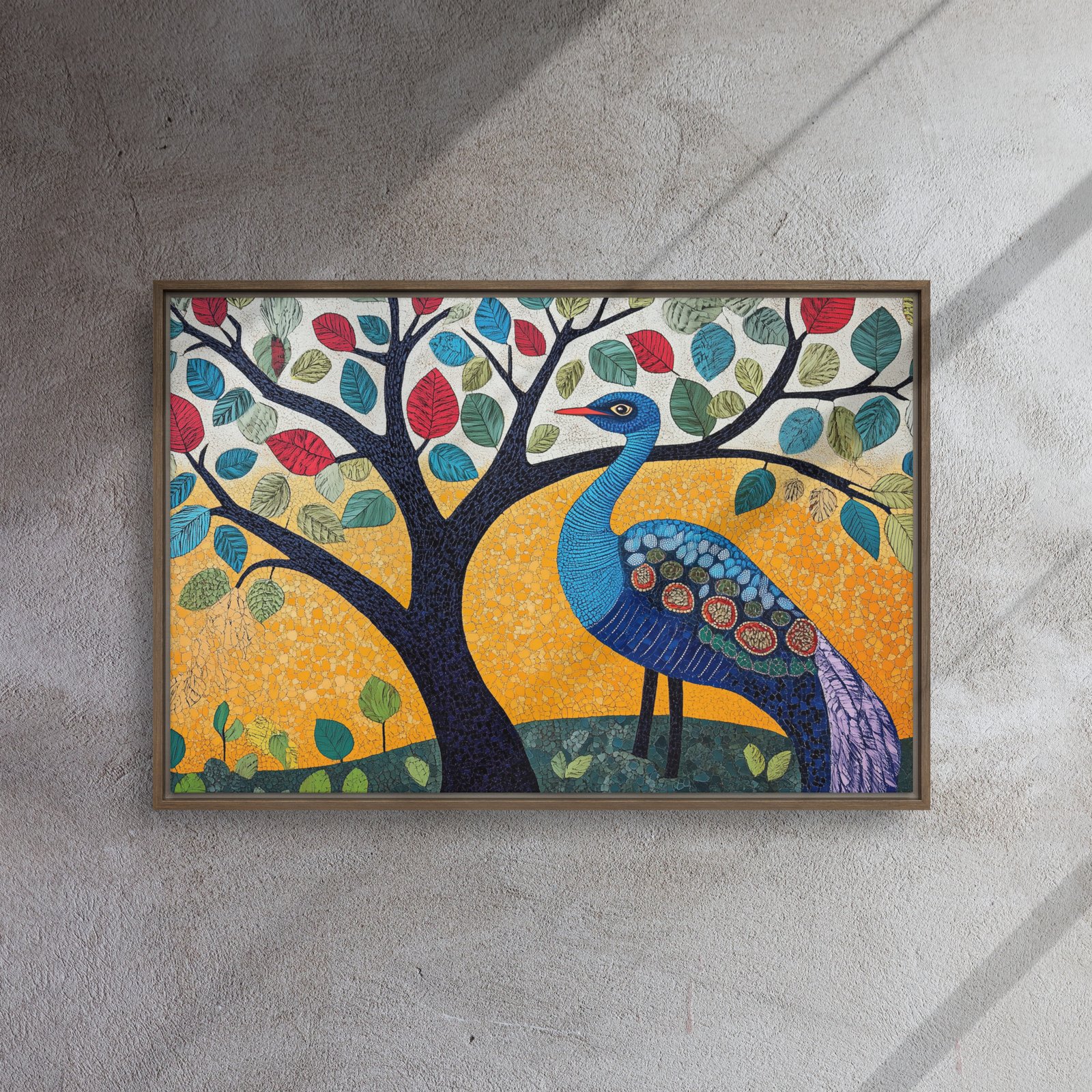 Peacock Mosaic Fantasy Art - Image 9