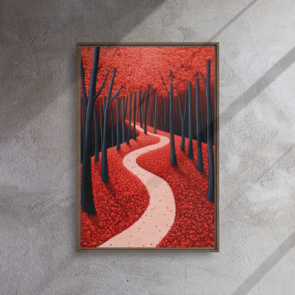 Crimson Dream Forest Path - Image 9