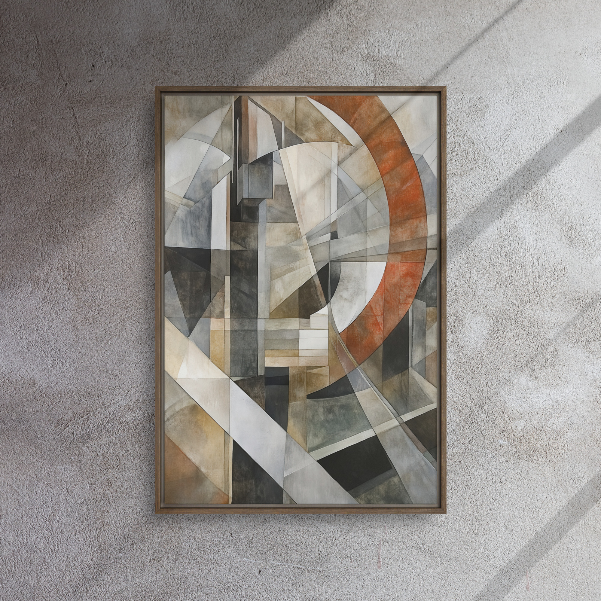 Industrial Arc Cubist Canvas - Image 9