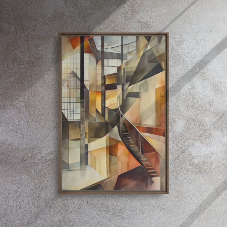 Cubist Atrium Illusion Canvas - Image 9