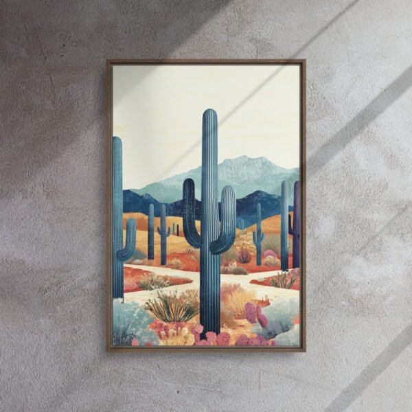Majestic Saguaro Desert Landscape - Image 9