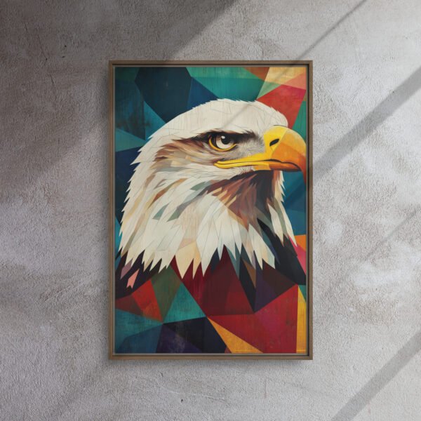 Geometric Bald Eagle Majesty Art - Image 9