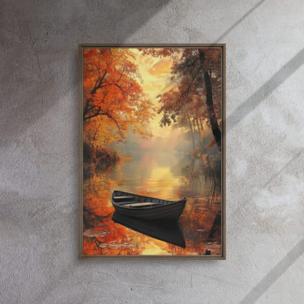 Amber Reflection Rowboat Art - Image 9