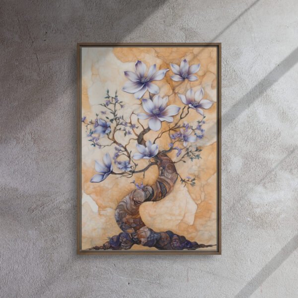 Violet Magnolia Bonsai Art - Image 9