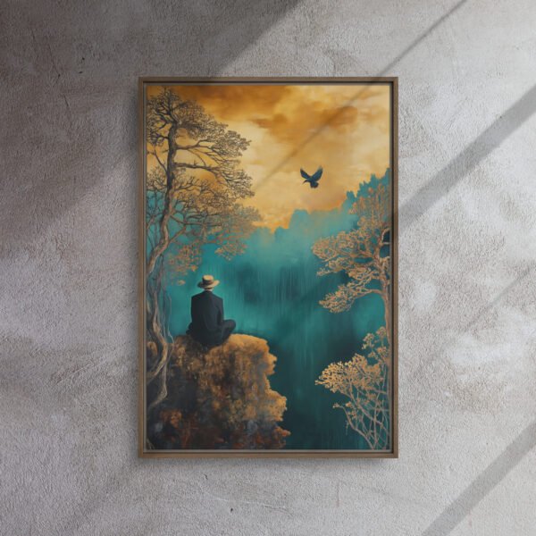 Solitude Cliff Dawn Art - Image 9