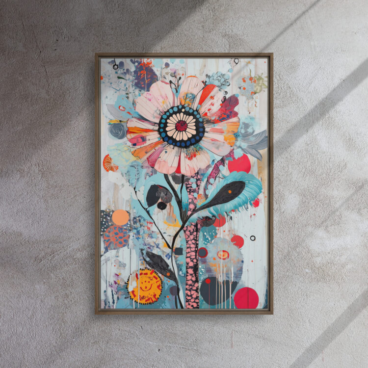 Vibrant Abstract Flower Art - Image 9