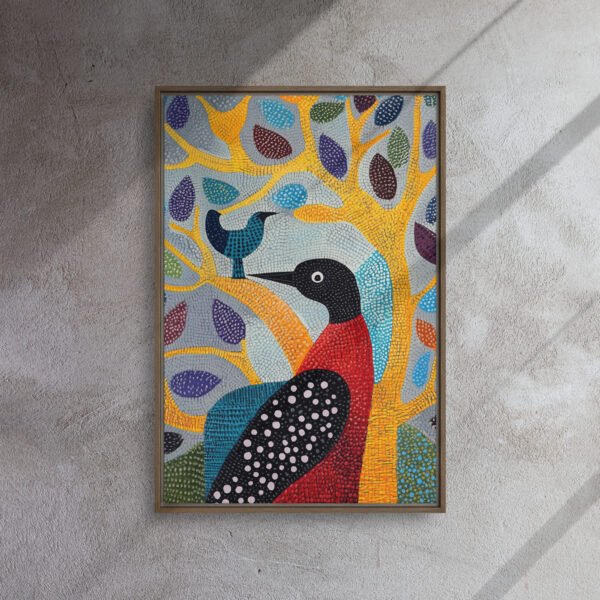 Dotted Birds Vibrant Tree - Image 9