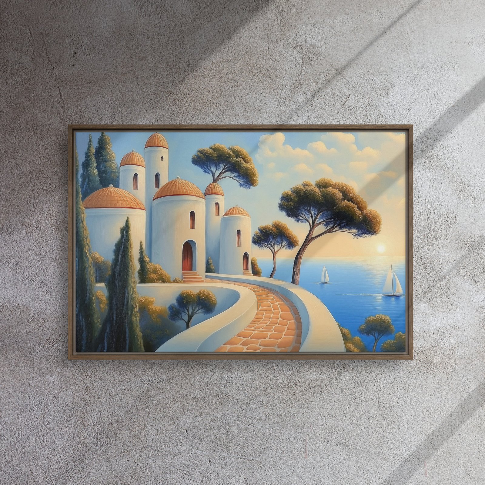 Mediterranean Seaside Sunset - Image 9