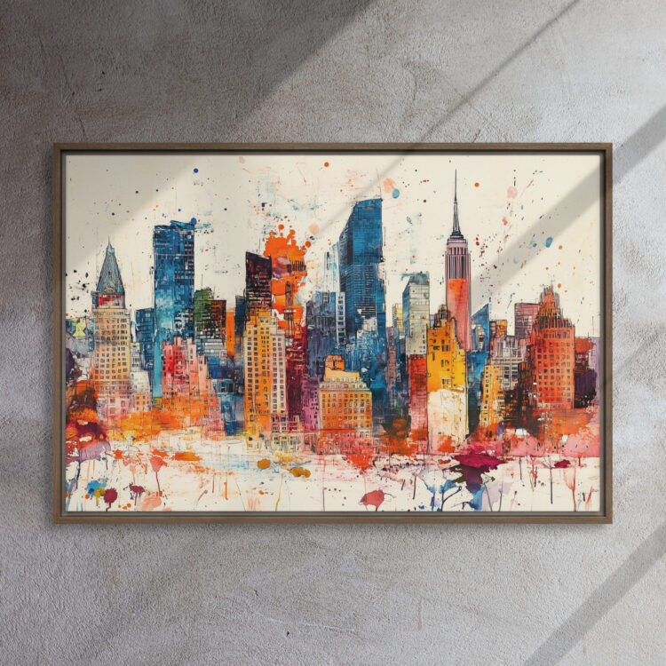 Vibrant Cityscape Wall Art - Image 10