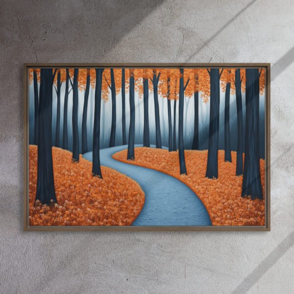 Misty Blue Forest Canvas - Image 10