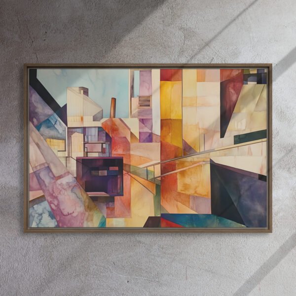 Geometric Urban Abstract Canvas - Image 10