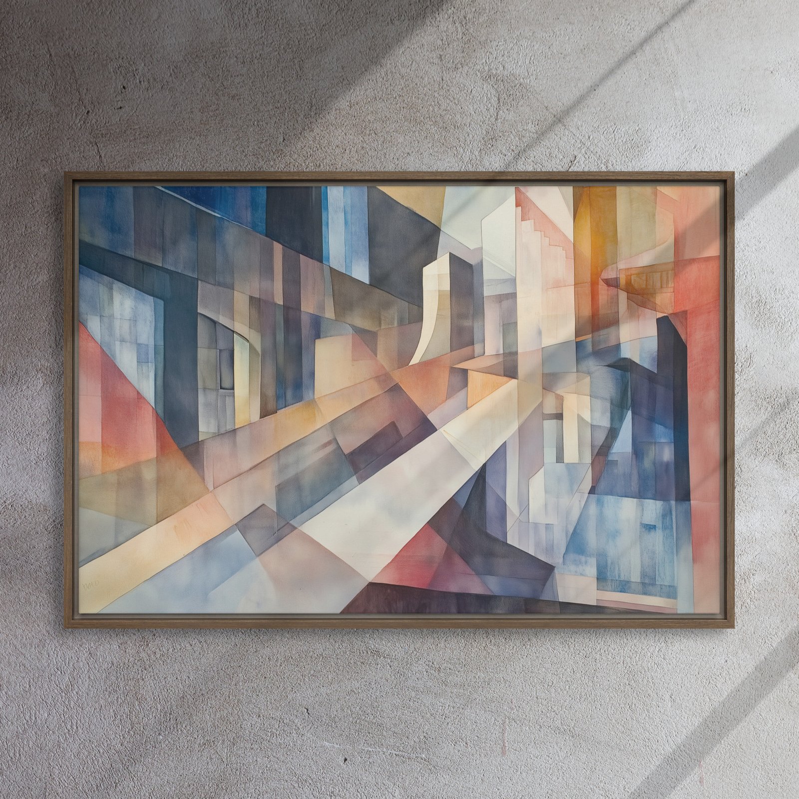 Prismatic Urban Geometry Art - Image 10