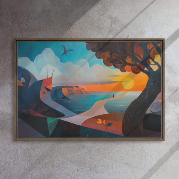Sunset Coast Dreamscape Art - Image 10
