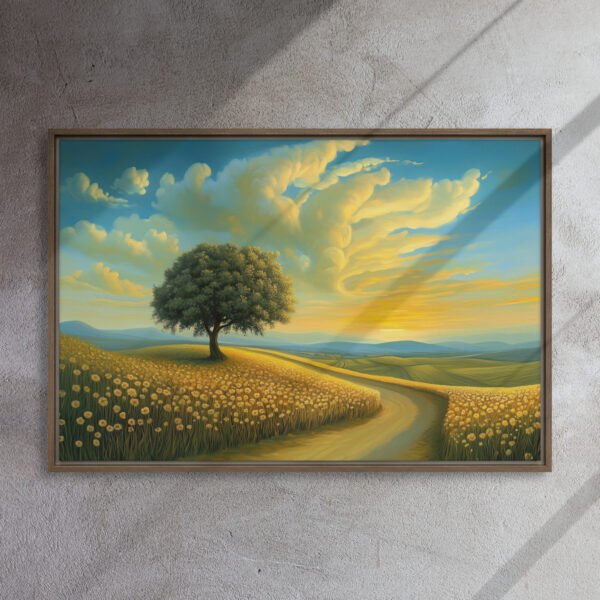 Golden Meadow Sunset Path - Image 10
