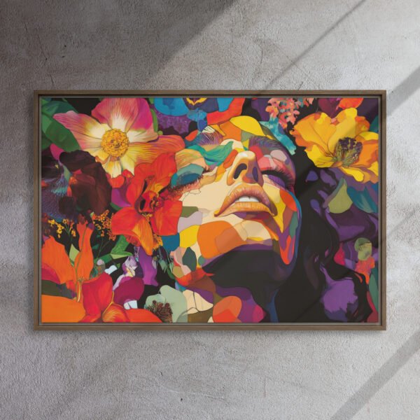 Floral Reverie Portrait Canvas - Image 10
