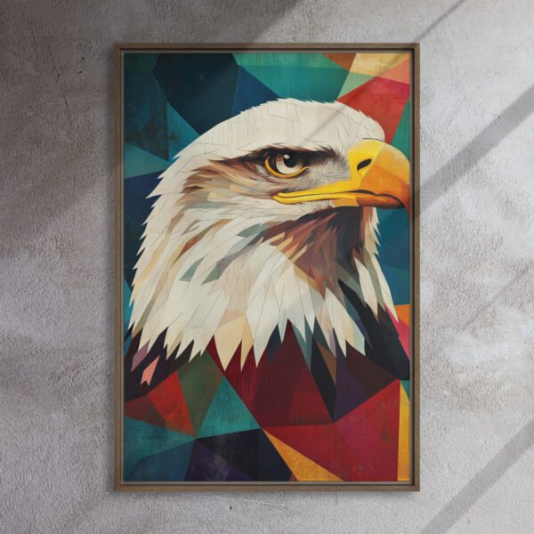Geometric Bald Eagle Majesty Art - Image 10