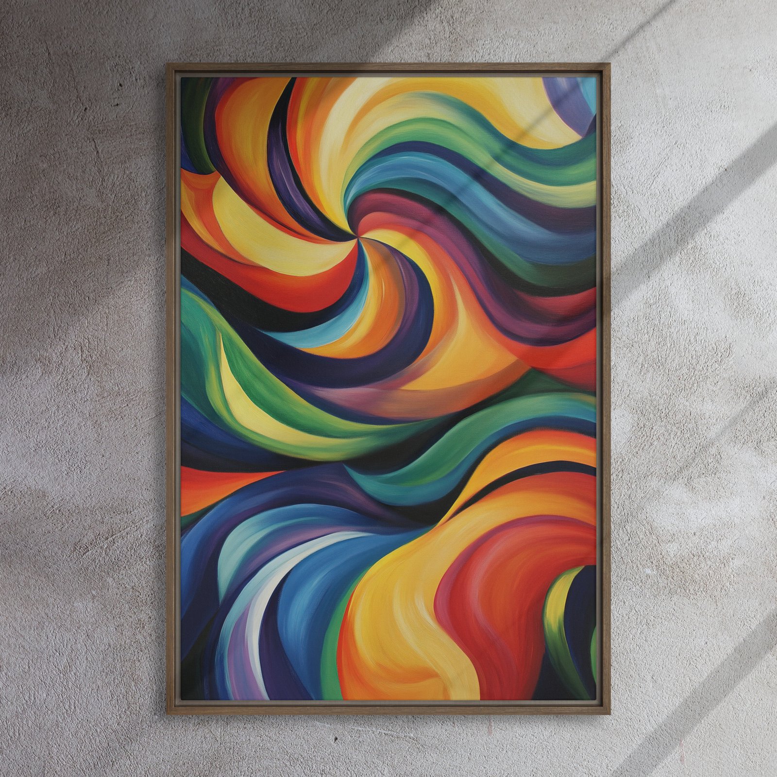 Radiant Vortex Abstract Art - Image 10