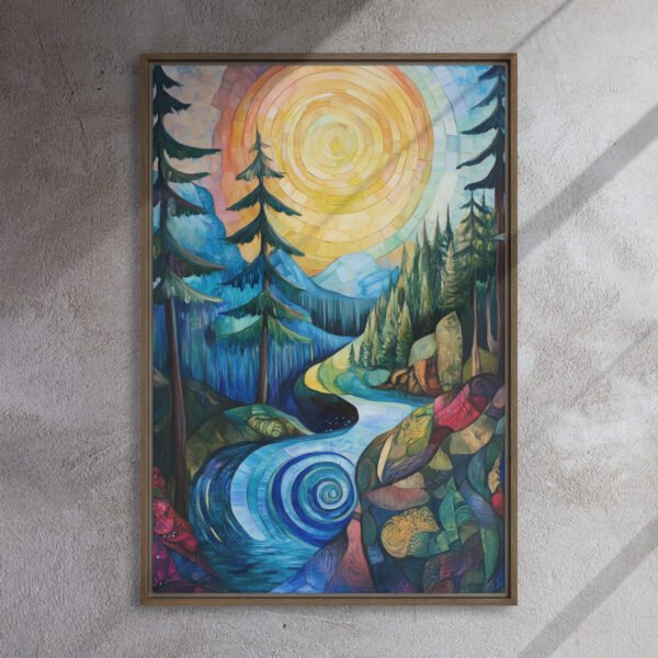 Spiral Sunburst Forest Stream - Image 10