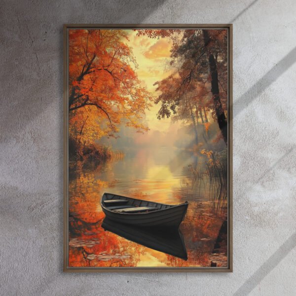 Amber Reflection Rowboat Art - Image 10