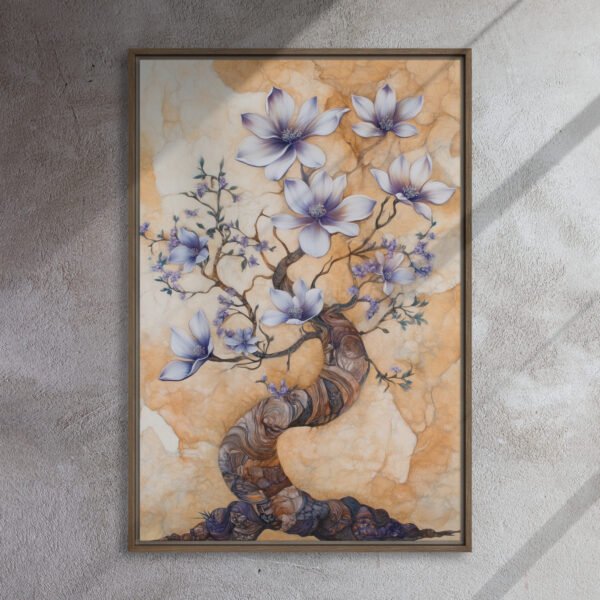 Violet Magnolia Bonsai Art - Image 10