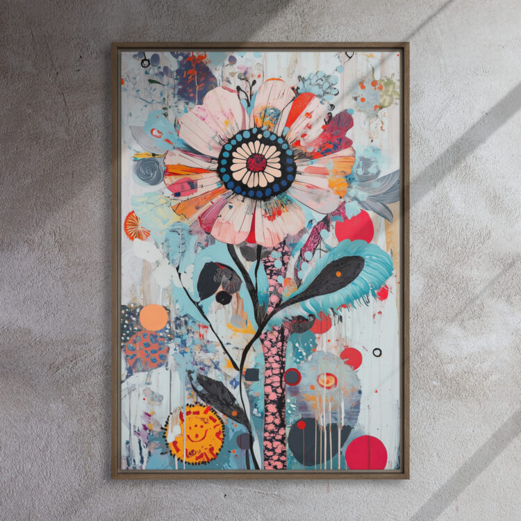 Vibrant Abstract Flower Art - Image 10