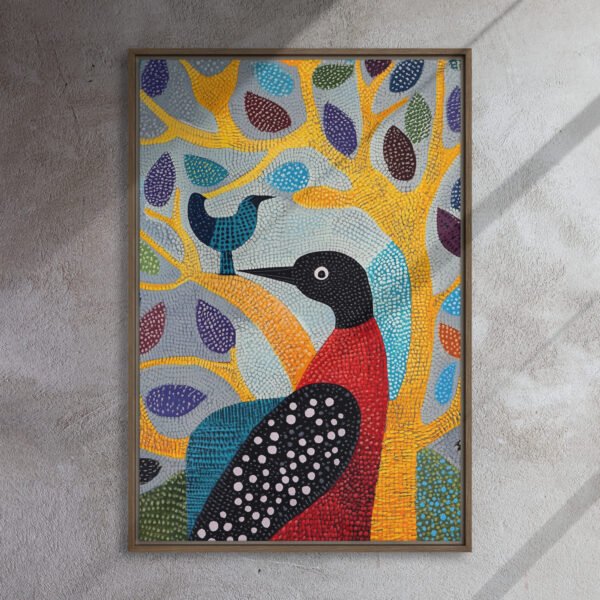 Dotted Birds Vibrant Tree - Image 10