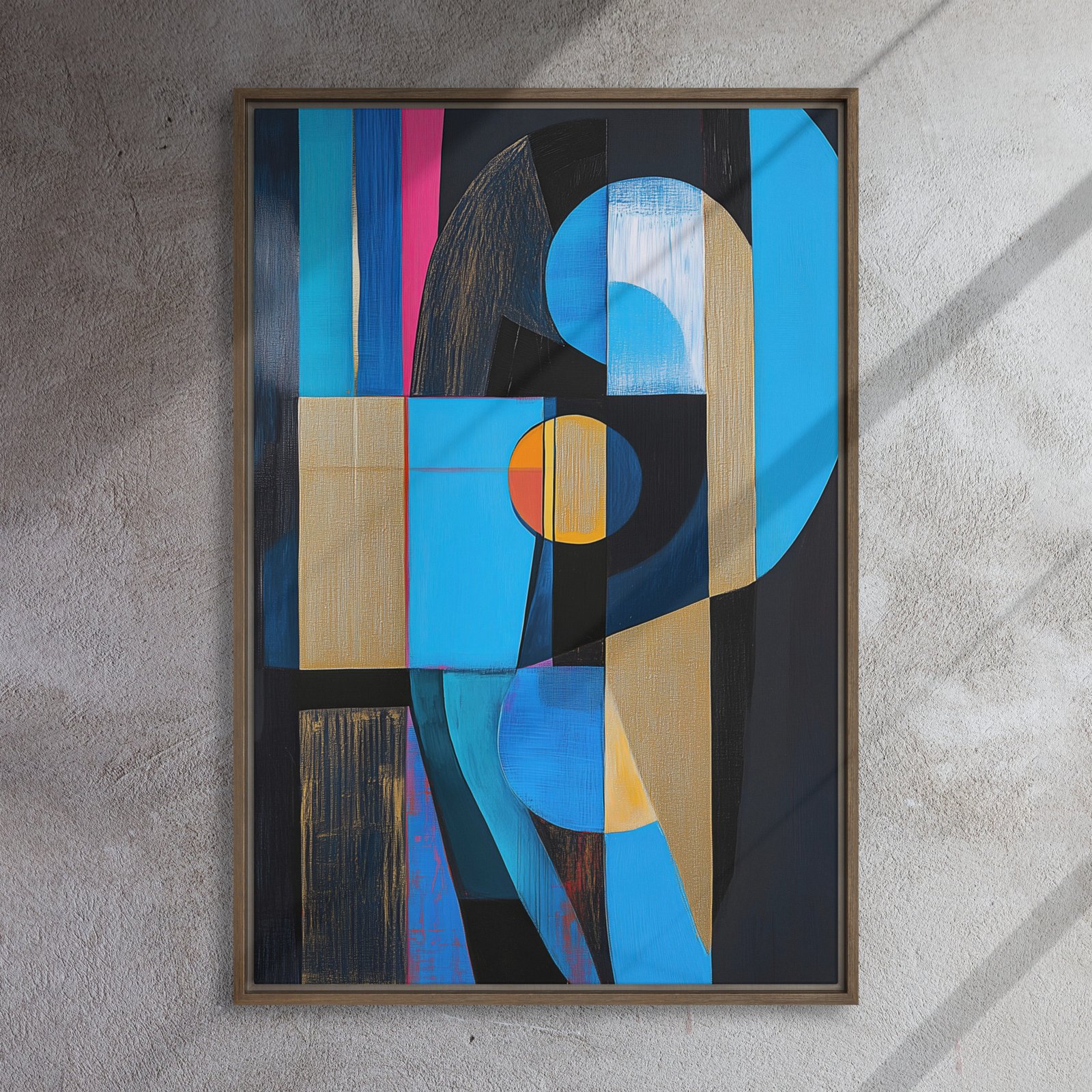 Celestial Geometry Blue Gold - Image 10