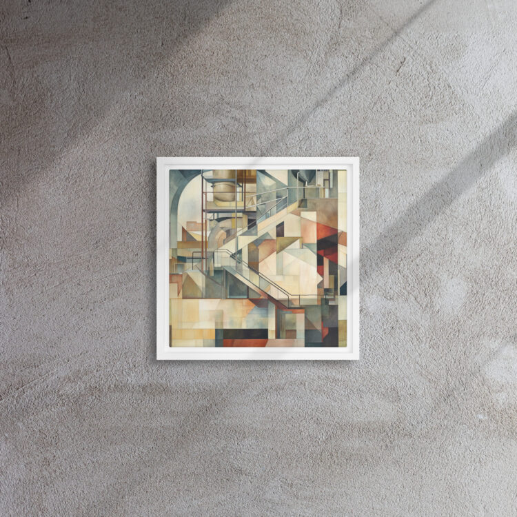 Industrial Cubist Stairway Vision - Image 5