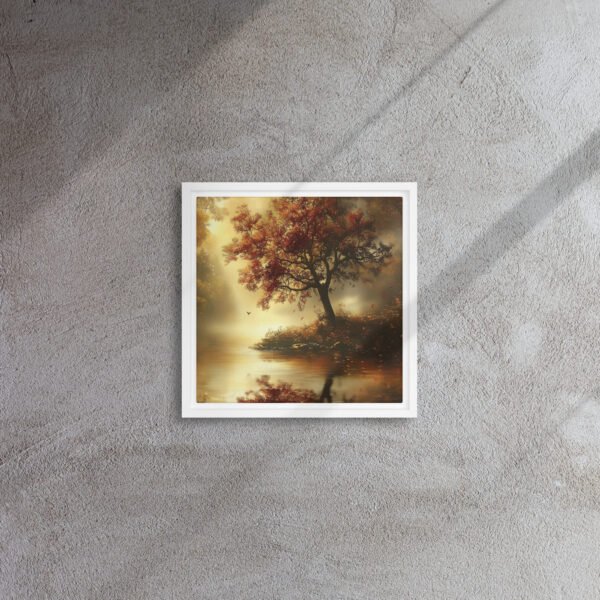 Golden Reverie Autumn Reflection - Image 5