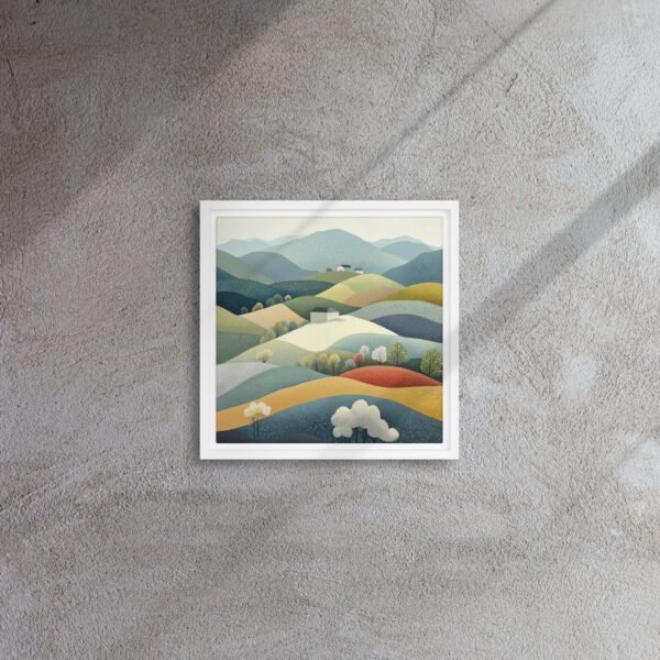 Pastel Hillside Harmony - Image 5