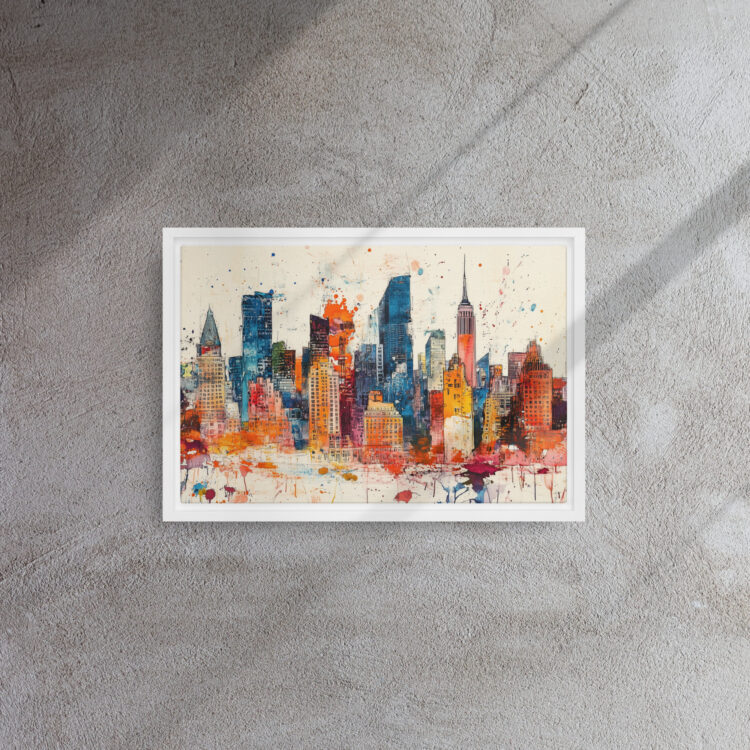 Vibrant Cityscape Wall Art - Image 11