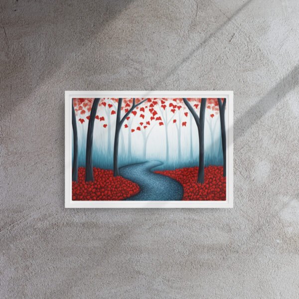 Red Autumn Forest Path - Image 11