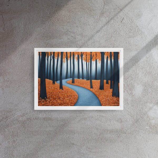 Misty Blue Forest Canvas - Image 11