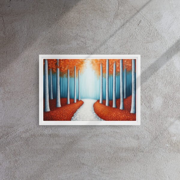 Sunlit Birch Forest Canvas - Image 11