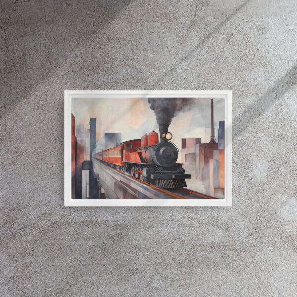 Steam Train Cityscape Canvas - Image 11