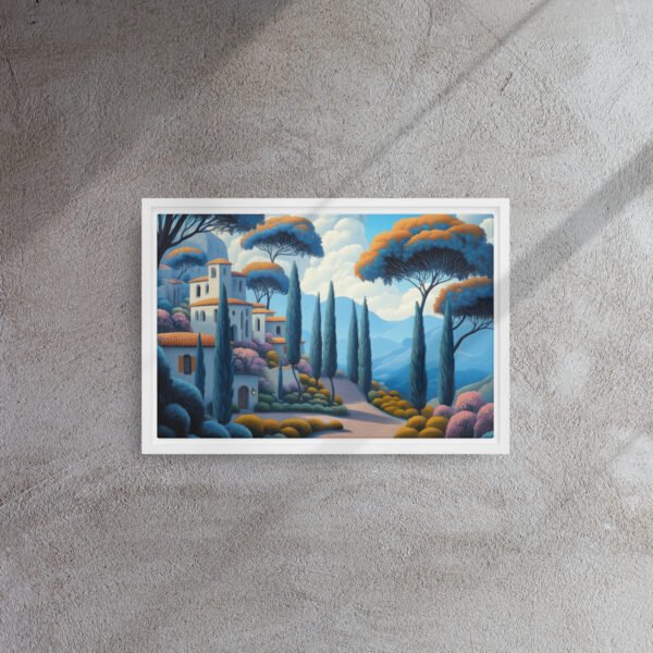 Mediterranean Hillside Village Art - Image 11