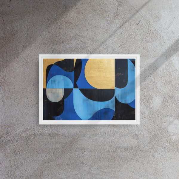 Azure Gold Harmony Art - Image 11