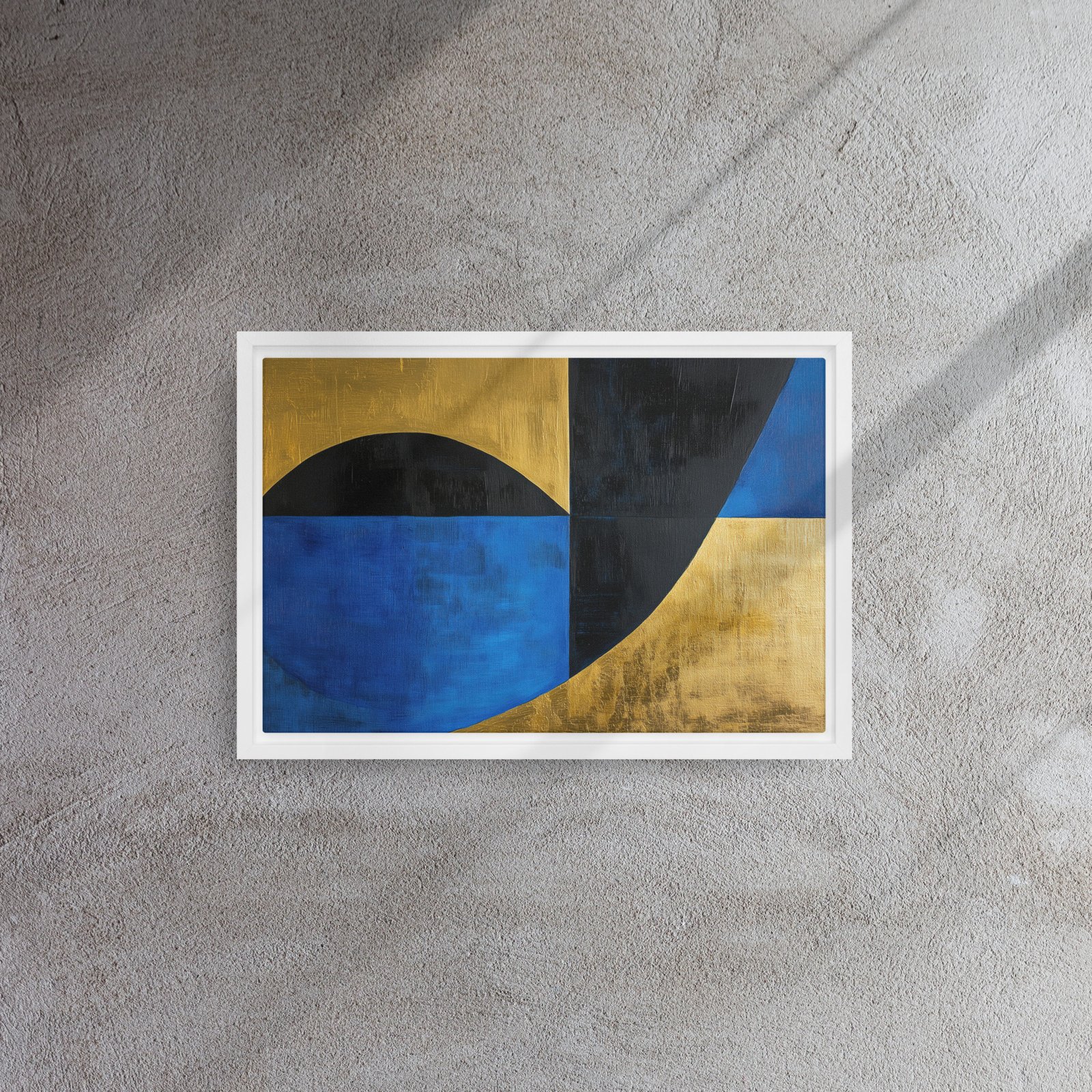 Blue Gold Geometric Fusion - Image 11