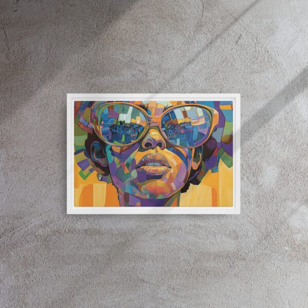Vibrant Mosaic Portrait Canvas - Image 11