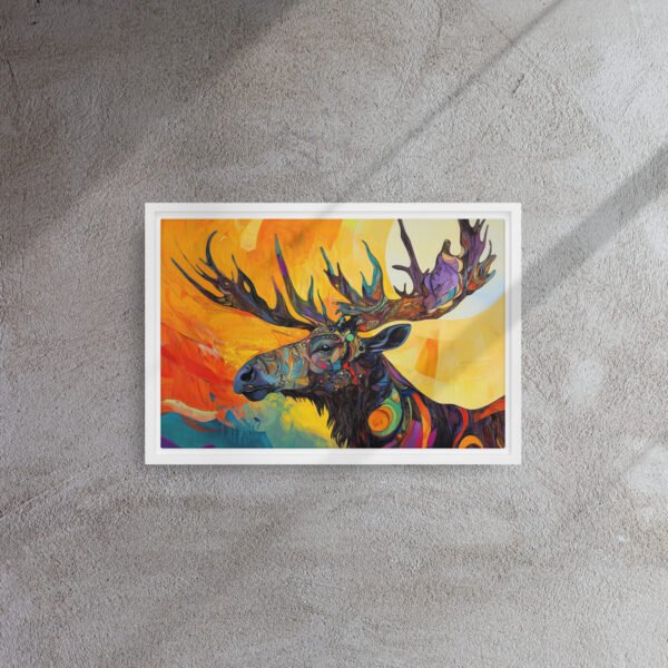 Solar Majesty Moose Canvas - Image 11