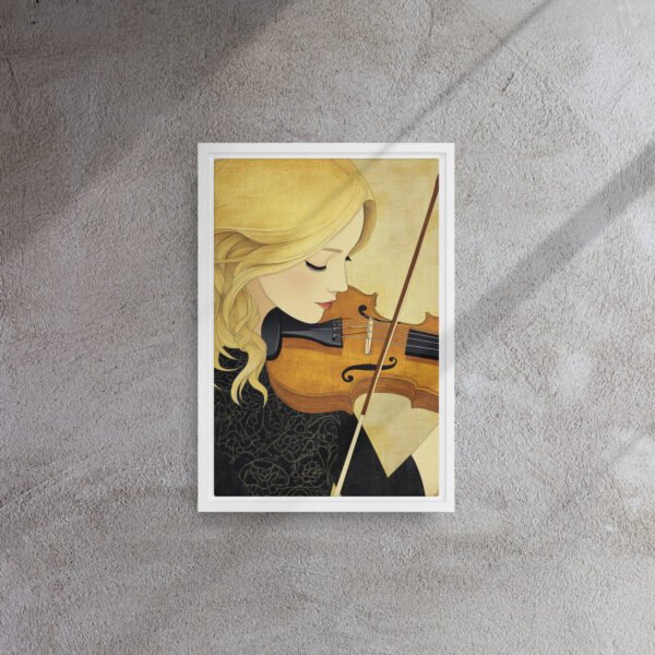 Golden Sonata Violinist Portrait - Image 11