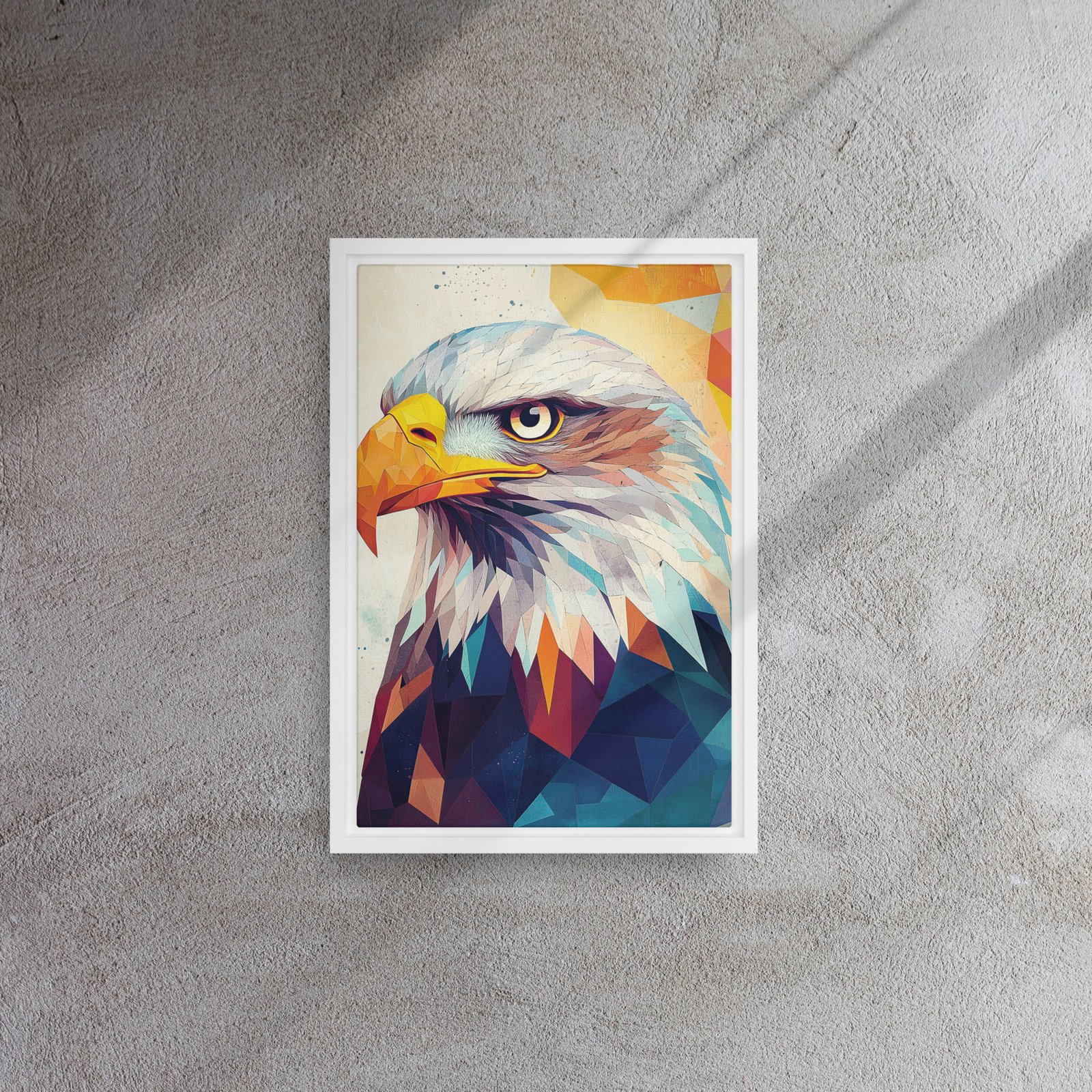 Polygonal Majesty Eagle Art - Image 11