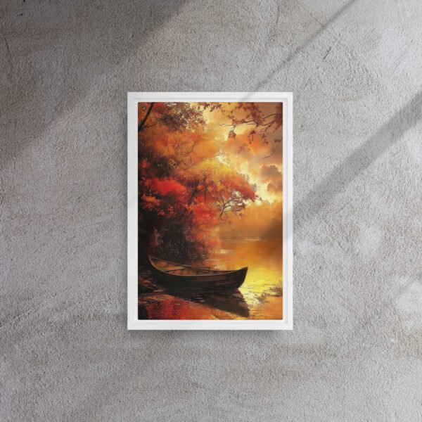 Amber Serenity Rowboat Canvas - Image 11
