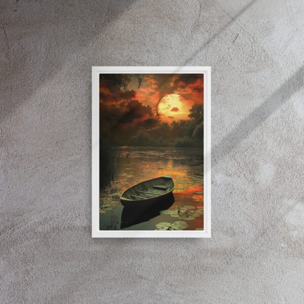 Sunset Rowboat Art - Image 11