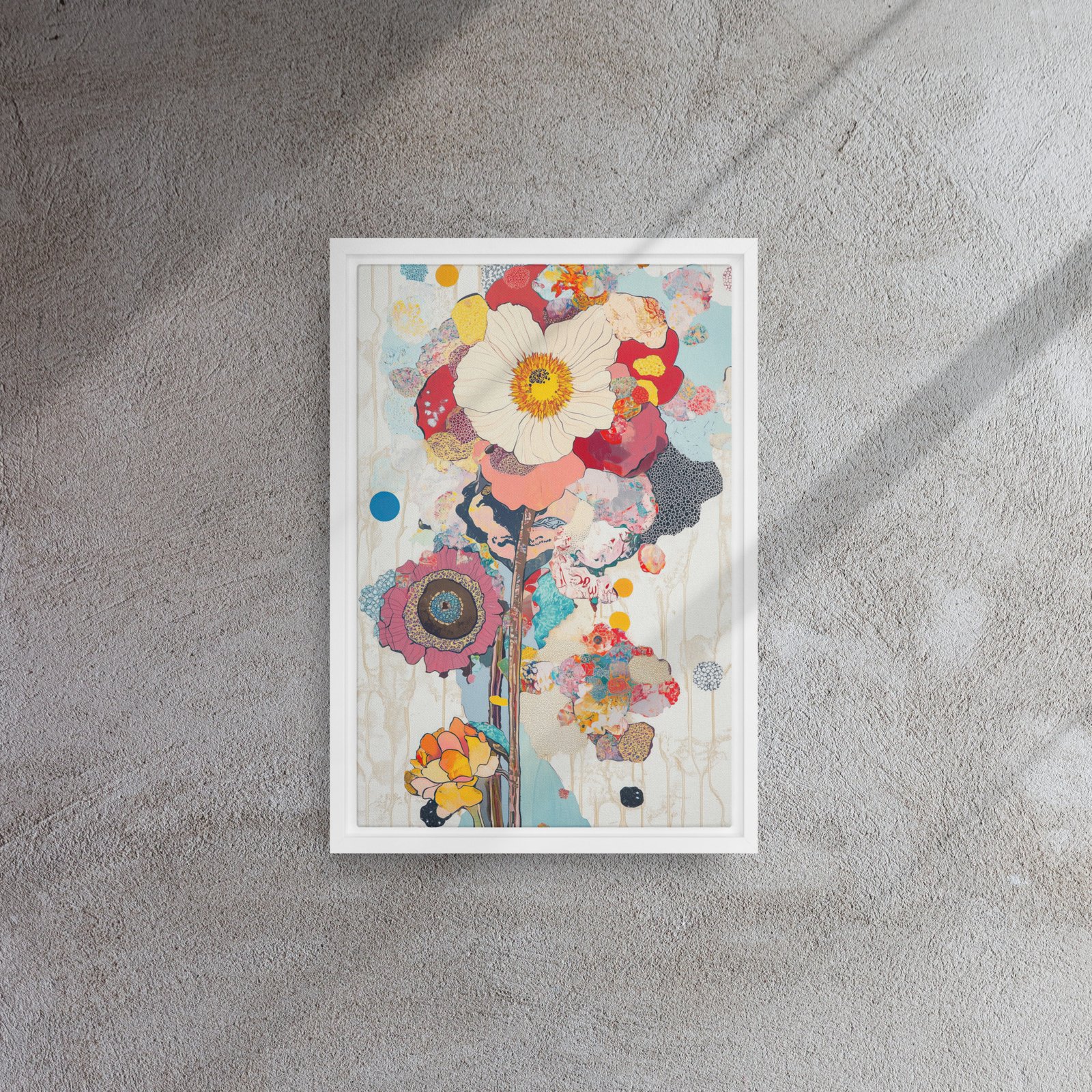 Vivid Poppy Collage Art - Image 11