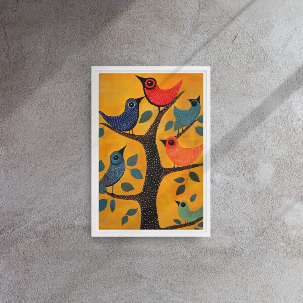 Folk Birds Tree Art - Image 11