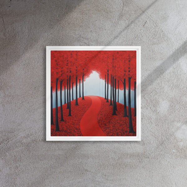 Crimson Whisper Forest Path - Image 6
